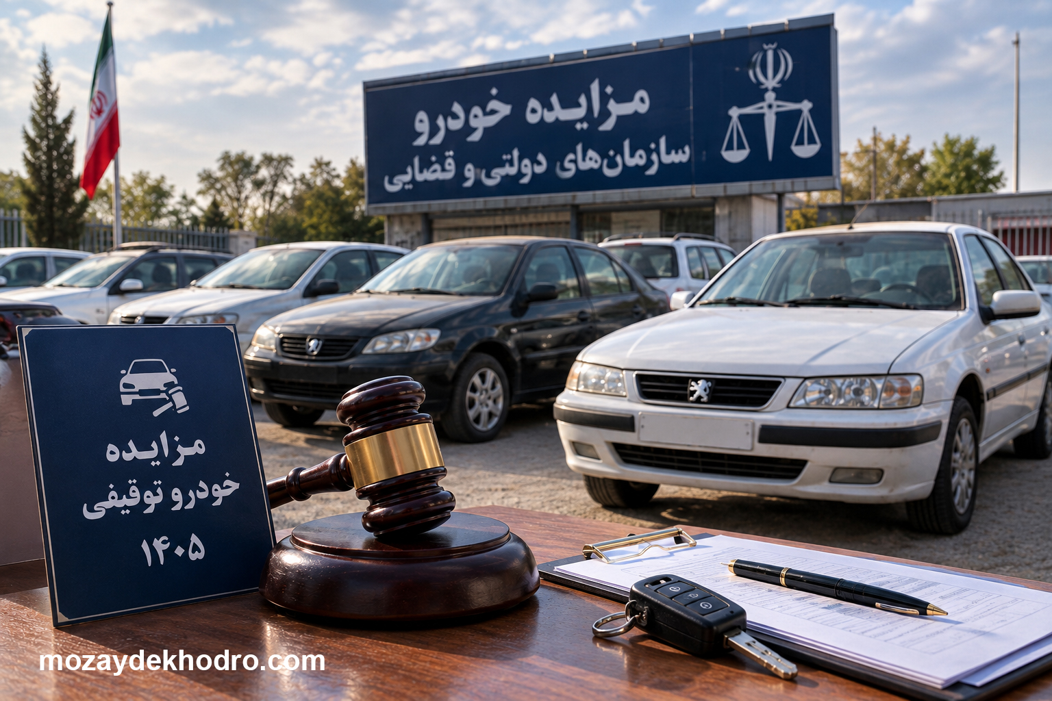مزایده خودرو توقیفی ۱۴۰۵